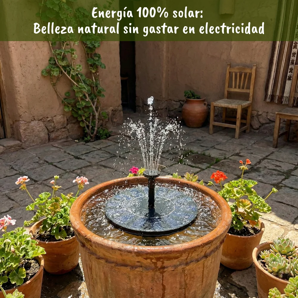 Fuente de Agua Solar