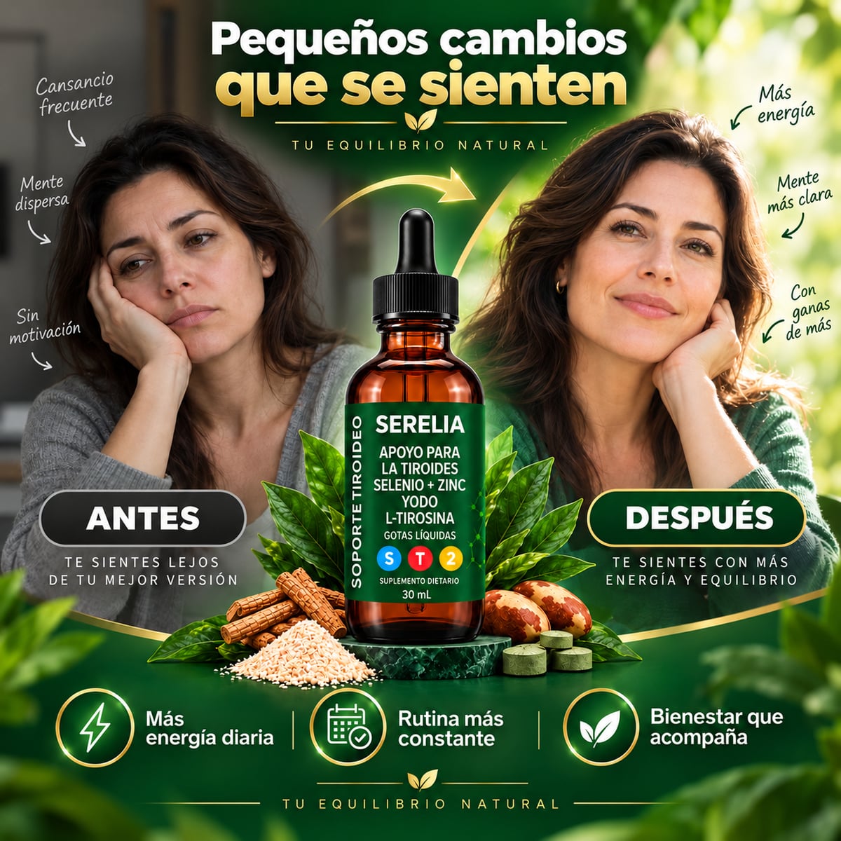 SERELIA® — Gotas para el Apoyo de Tiroides