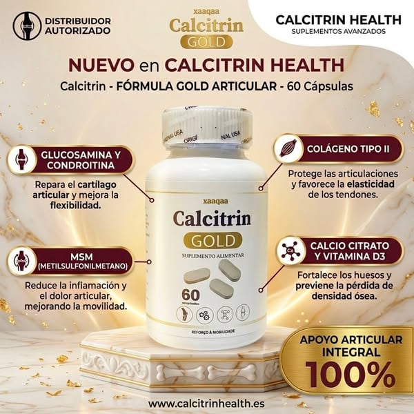 2 x 1 👑 CALCITRIN GOLD™ | Huesos Fuertes para una Vida Activa 🦴💪