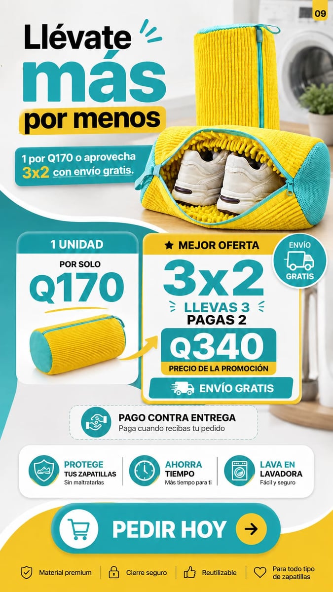 bolsa para lavar zapatillas