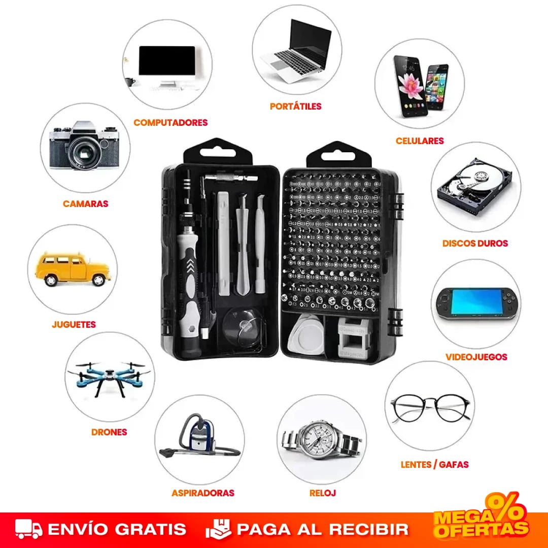 Set de Destornillador para Celular – Repara tu Celular en Casa Sin Técnico