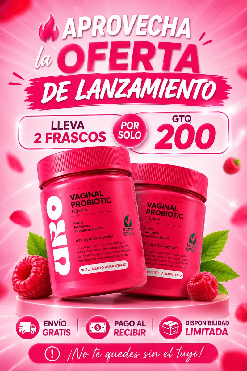 🌸URO Probióticos Original - Salud íntima Femenina 🌸