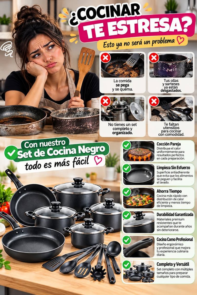 Set de Ollas Antiadherente Premium