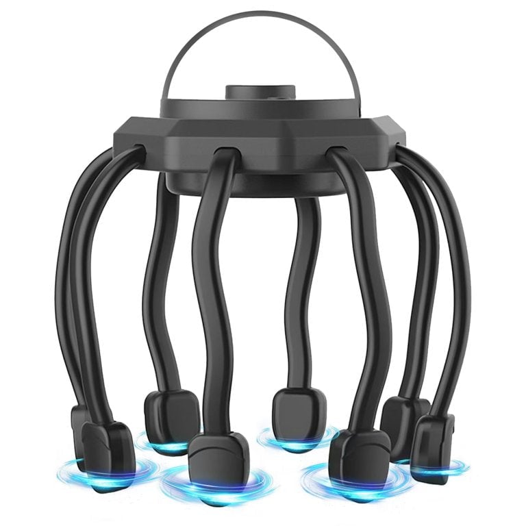 Masajeador Capilar Inalámbrico 360° con 8 Puntos de Masaje