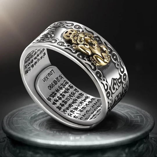 Anillo Pixiu de la Buena Suerte y Abundancia✨