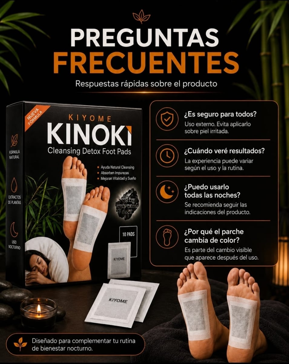 Parches Desintoxicantes Kinoki 