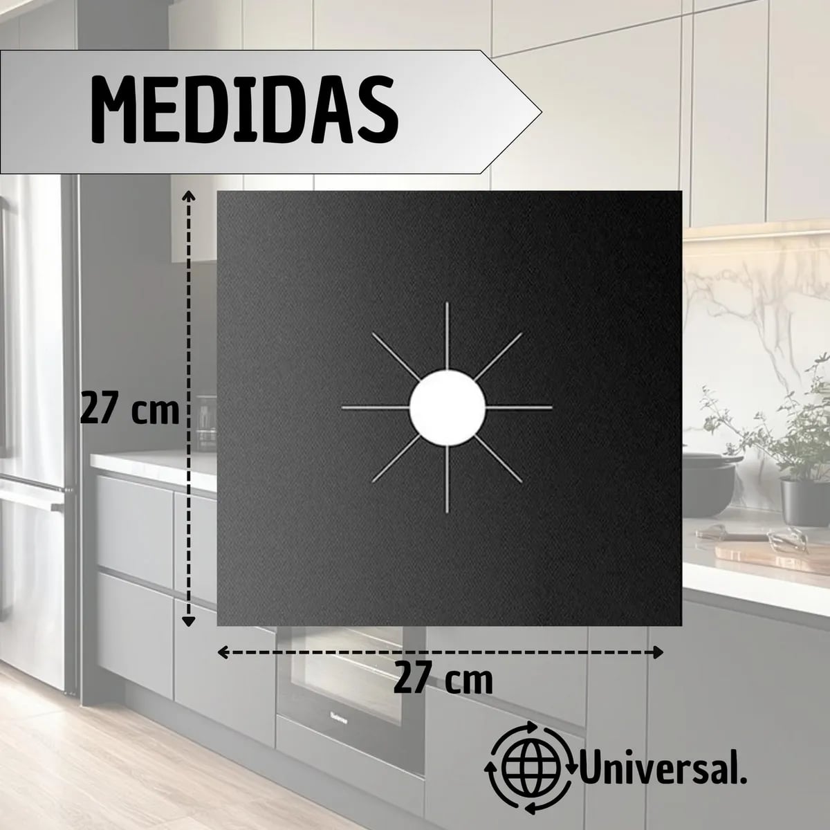 ¡LLEVA 8 Y PAGA 4! COCINA LIMPIA SIEMPRE - Protector de Cocina de Gas +  ENVÍO GRATIS