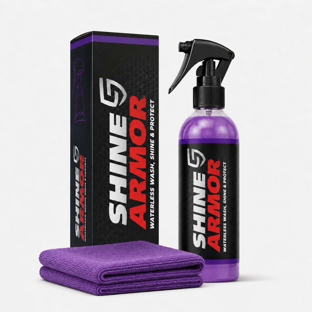 Shine Armor 3 en 1 – Limpia, Brilla y Protege tu Vehículo