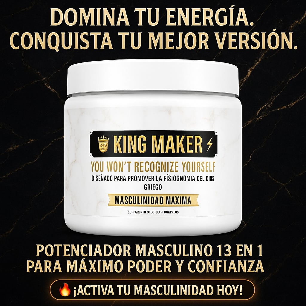 👑 KING MAKER: Desata tu máxima masculinidad 🔥
