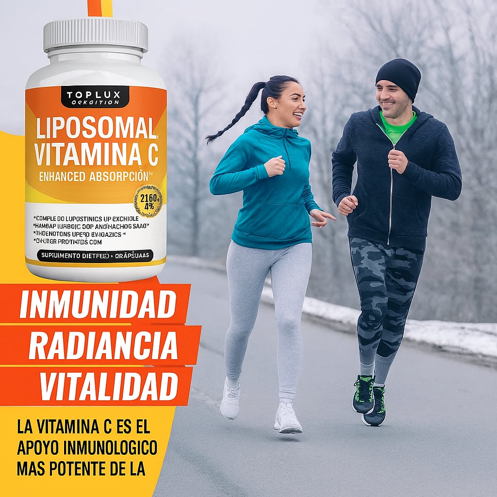 🍊 Vitamina C Liposomal™ – Refuerza tus defensas y mejora tu energía diaria ⚡💪 | 60 Cápsulas