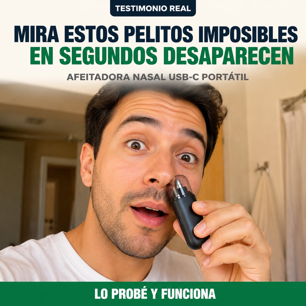 Afeitadora Electrica Portátil - Elimina esos pelillos imposibles