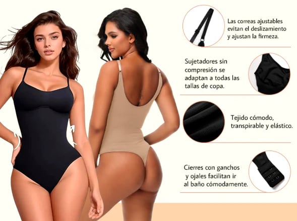 BODY COMPRESOR (Reduce Tallas) + Obsequio 😍 "Mascara para Pestañas🥰 OFERTA solo este Mes+ ENVIO GRATIS 🎁