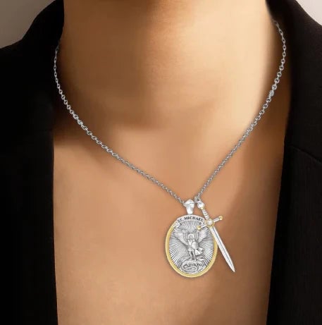 Protección Celestial Garantizada🙏 - Medalla Bendita del Arcángel Miguel ✨