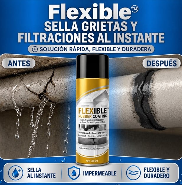 Flexible™ · Spray Sellador Impermeabilizante