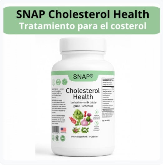 SNAP CHOLESTEROL HEALTH – Colesterol equilibrado, corazón fuerte y bienestar cardiovascular cada día + ENVIO GRATIS🎁