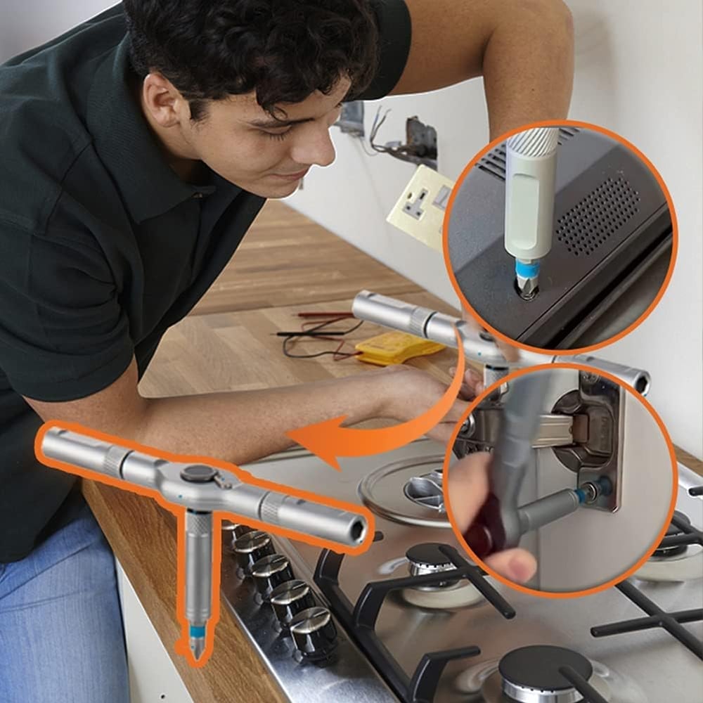 🔥🔥 Juego de destornillador 24 en 1 DIY magnético compacto y portátil con + ENVIO GRATIS