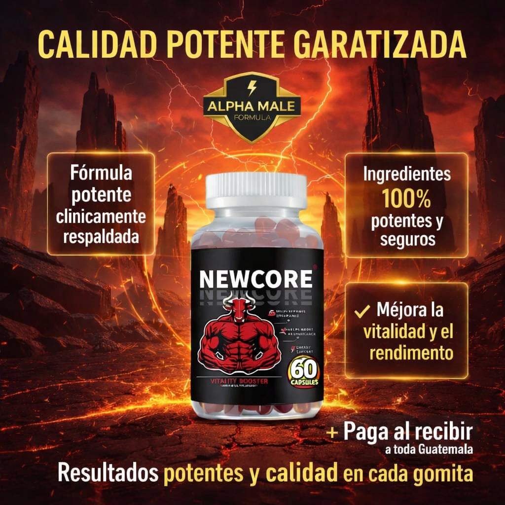 ⚡🔥 NEWCORE MAX VITALITY™ — Gomitas de Energía y Potencia Masculina