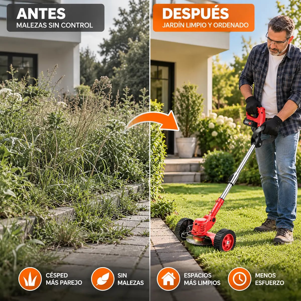 PowerCut Max | Olvídate de los cables y el jardín descuidado para siempre