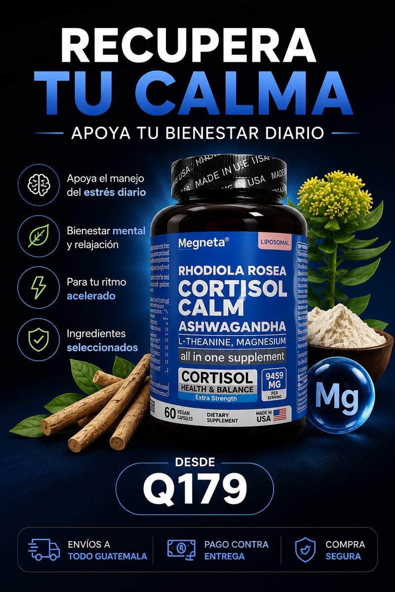 Cortisol Calm fórmula para apoyar el bienestar diario desde Q179