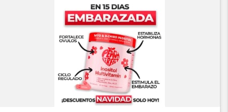 Peach Inositol -Multivitamínico con Inositol y Omega 3 +  ENVIO GRATIS