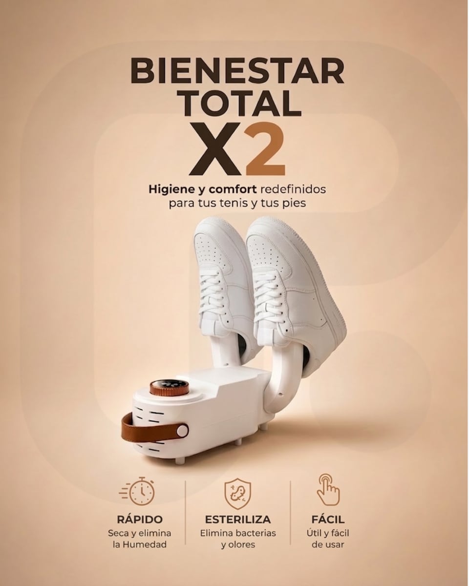 Secador y Desinfectante de calzados Eléctrico