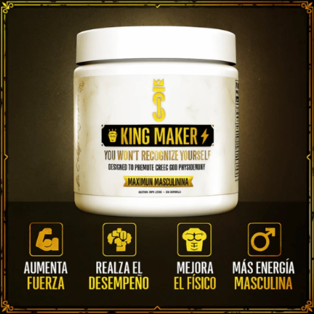 KING MAKER™ - POTENCIADOR DE TESTOSTERONA + ENVÍO GRATIS🎁