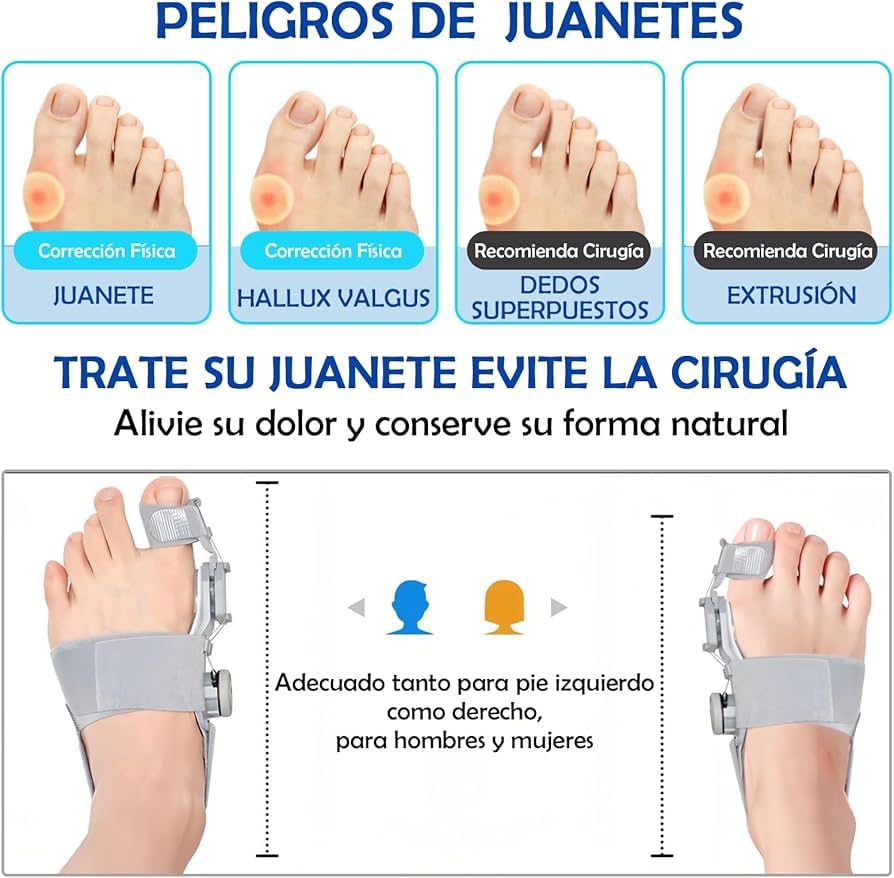 Corrector de Juanetes / Adiós a los juanetes en solo días
