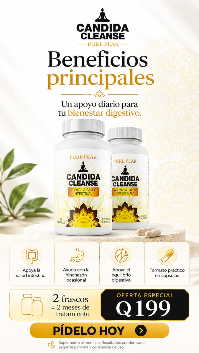 Candida Cleanse PROMO 2x1 - Equilibrio intestinal desde adentro