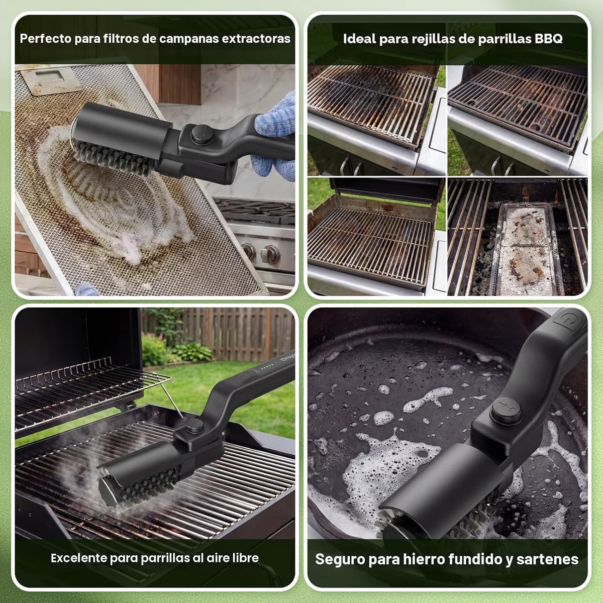 GrillForce™  Limpia tu parrilla sin volver a sufrir 