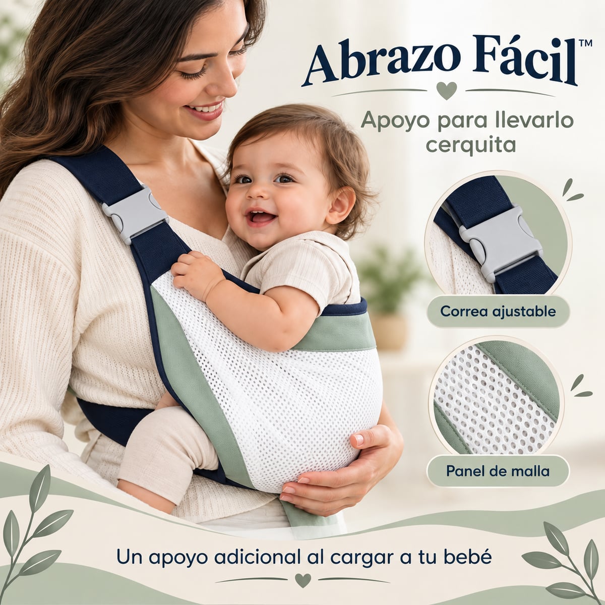 💕 Abrazo Fácil™: un apoyo extra para ti, un abrazo cerquita para tu bebé + ENVIO GRATIS