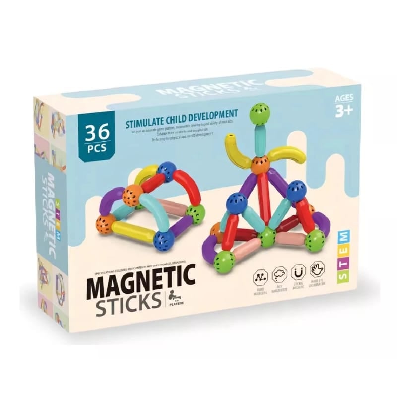 Juego de bloques magnéticos Kidsy® 36pcs