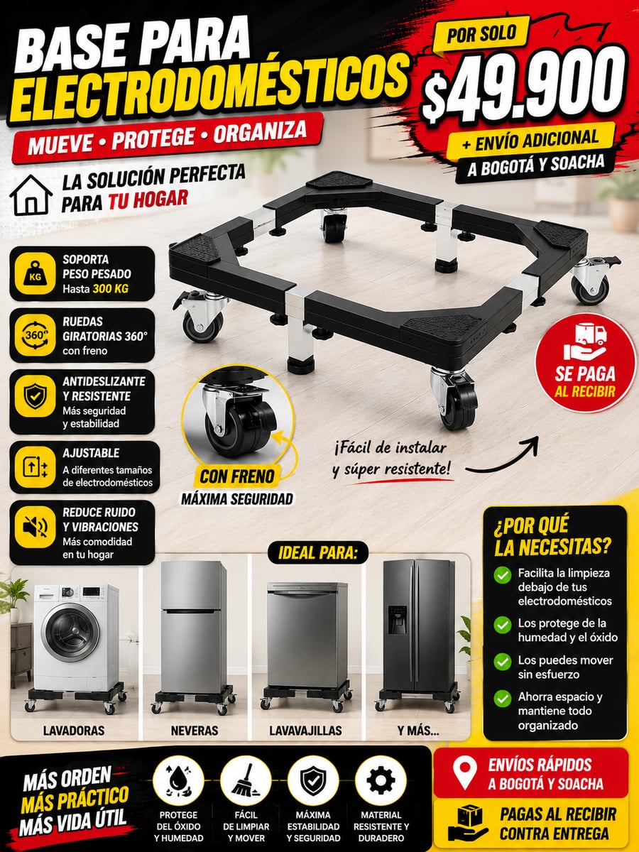 🏠 Base Universal para Electrodomésticos 360°