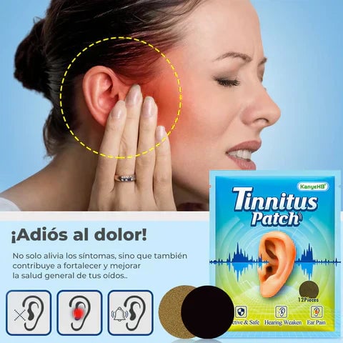 Parche para dolor de oídos 🎁 OFERTA 12 PARCHES PARA EL TINNITUS 🎁