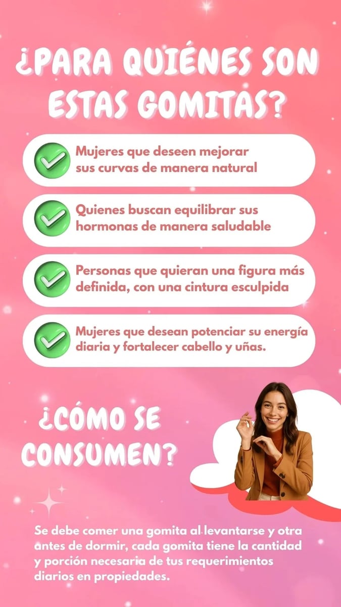 Curvy Gummies Glúteos Naturales
