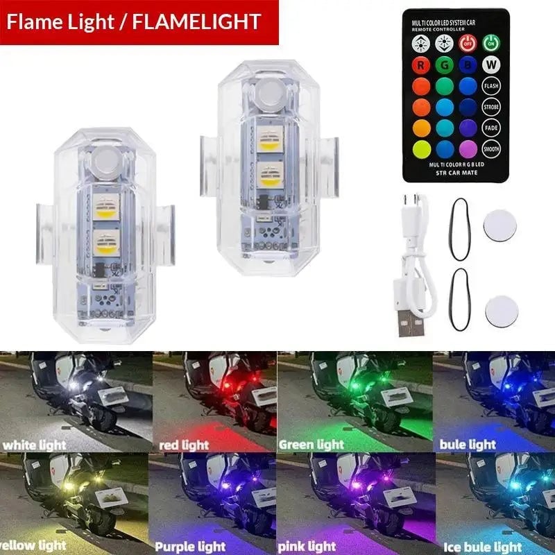 Nuevo Luz LED RGB Mini para Moto o Auto