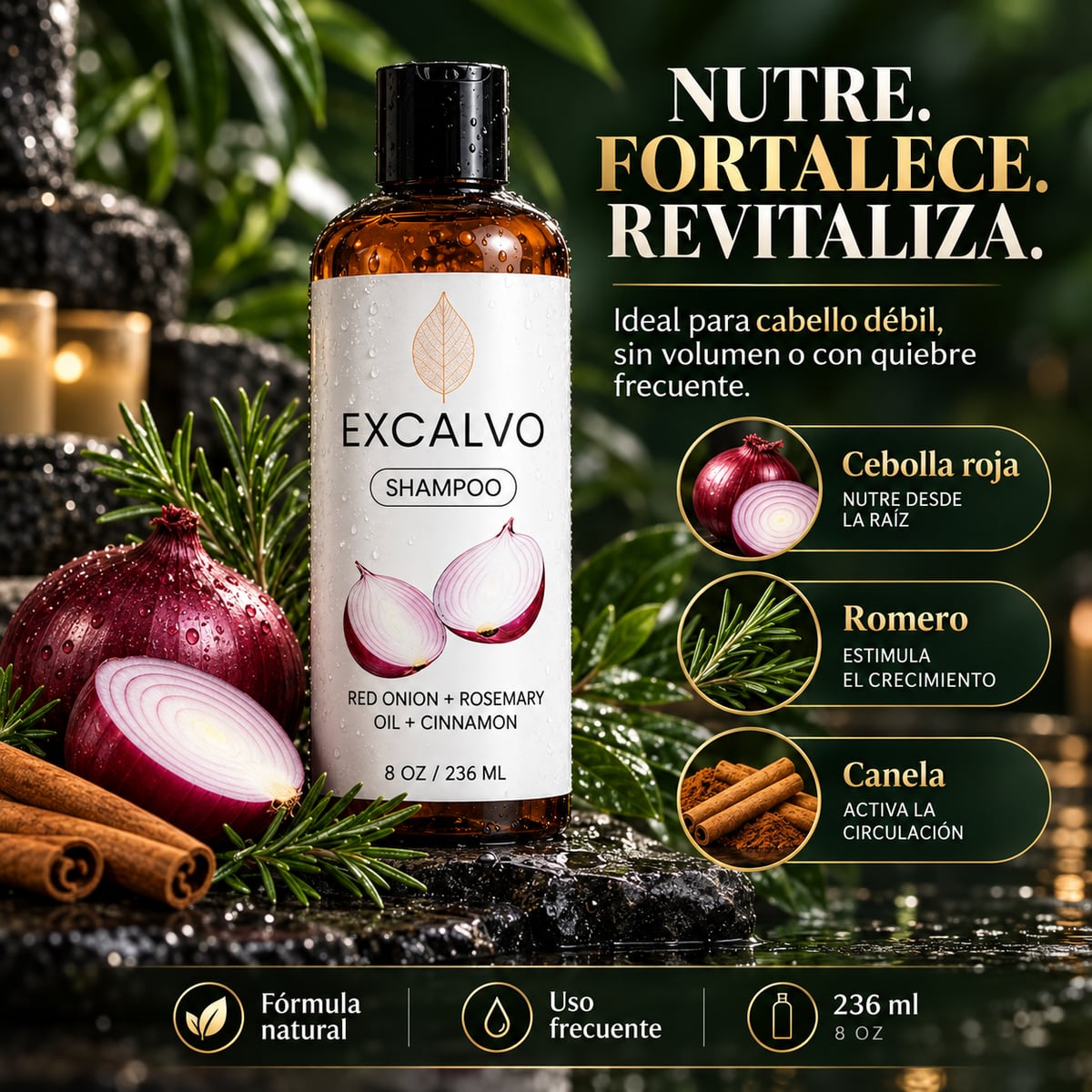 SHAMPOO CRECIMIENTO CAPILAR  - EXCALVO