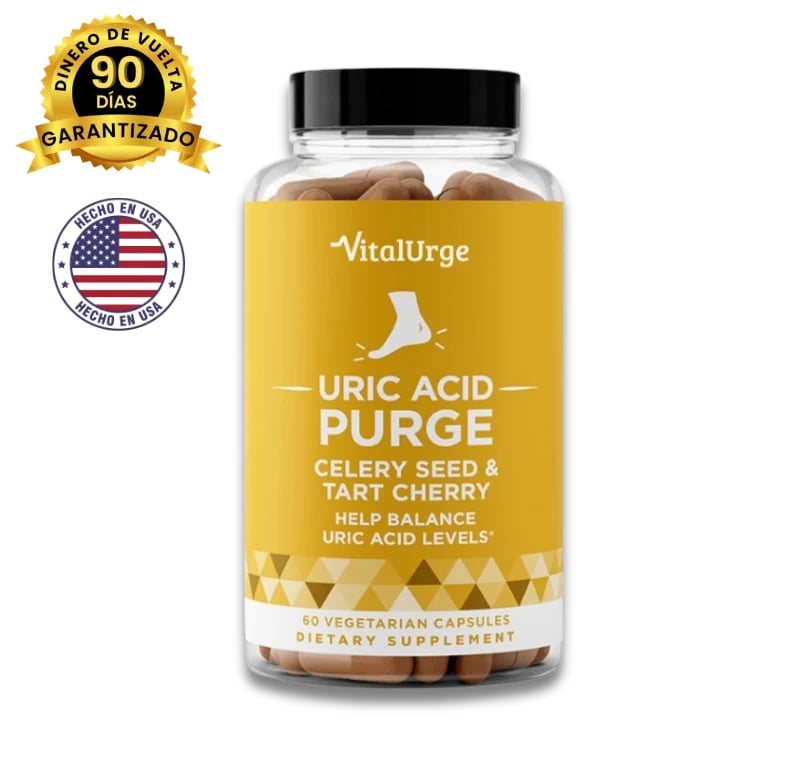 ¿TE PREOCUPA EL ÁCIDO ÚRICO? CONOCE URIC ACID PURGE + ENVÍO GRATIS