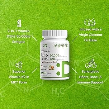 Suplemento de vitamina D3K2 OFERTA 2 x 1 !!✅ 👩🏻⚕️