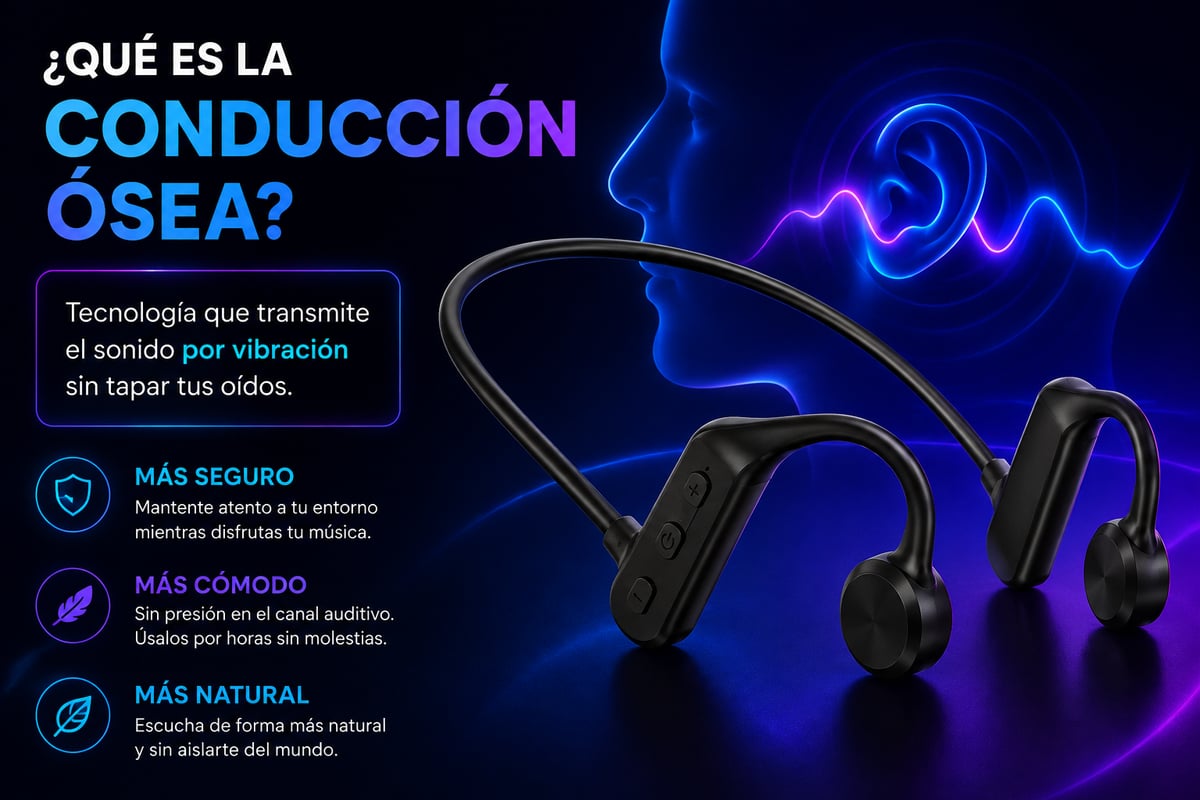 ¡Olvídate de los audífonos que se caen! Descubre los K79 de conducción ósea