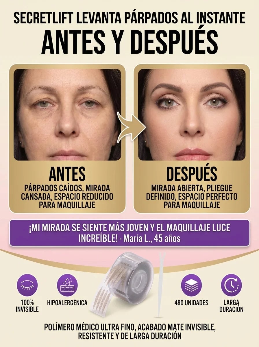 Cintas Levanta Párpados: 480 Unidades
