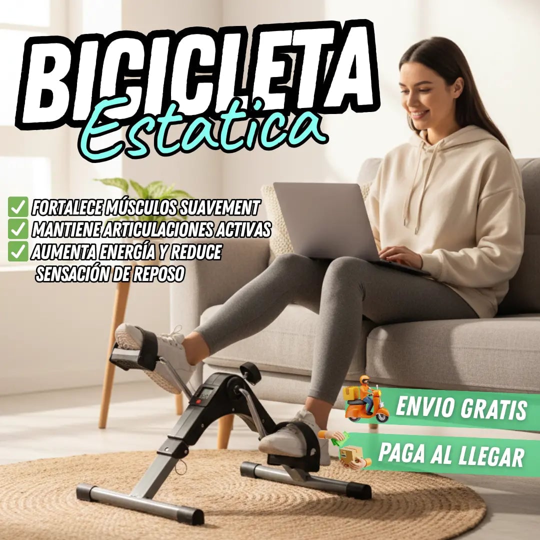 VeloFit™ Mini Bicicleta Estática  - Pantalla y Fuerza Ajustable - Calidad A1
