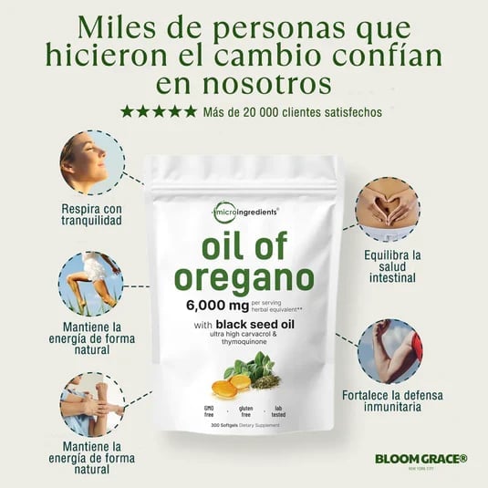 Aceite de Oregano | Elimina Hongos, Virus e Infecciones