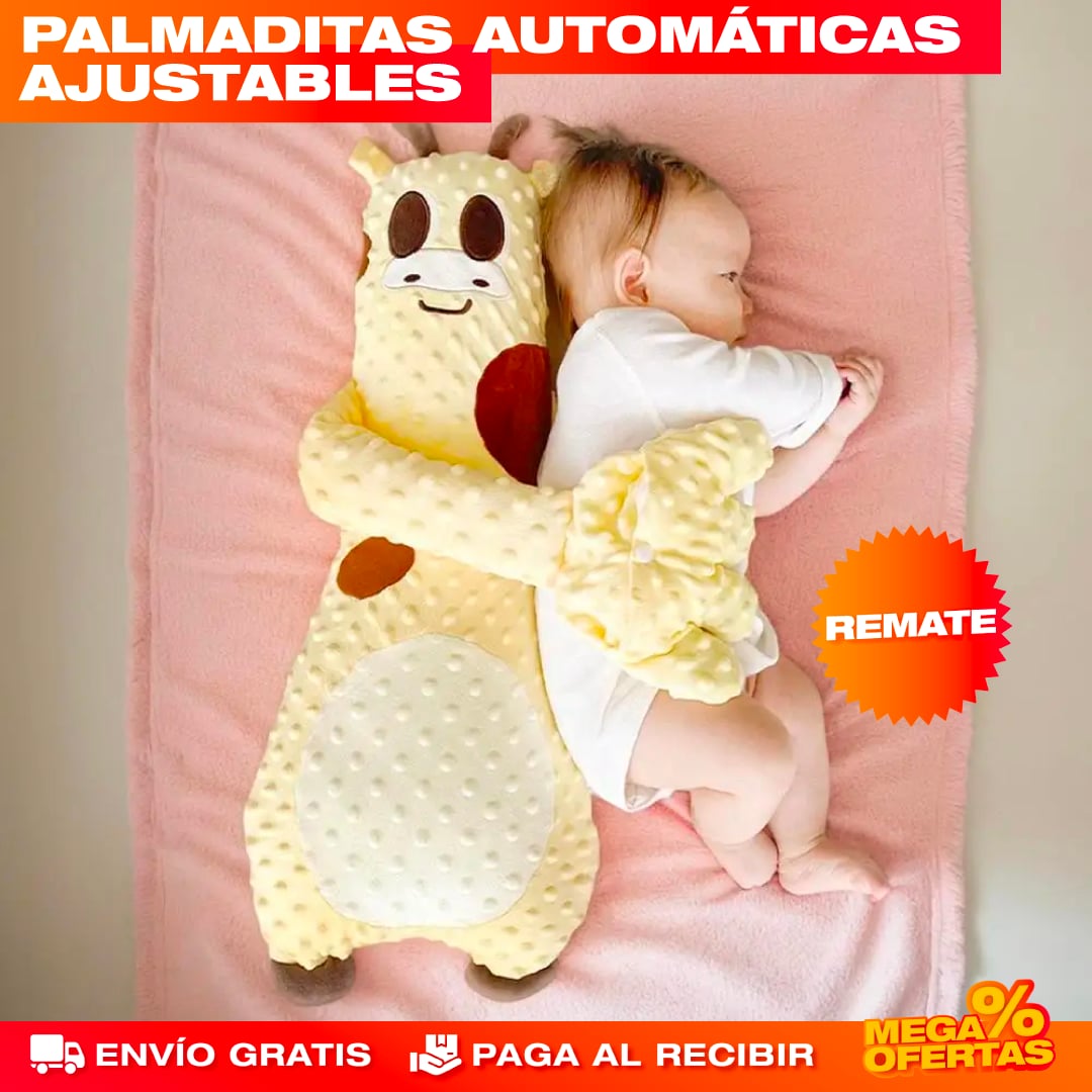 ALMOHADA DE ABRAZO Y PALMADITAS PARA BEBÉ