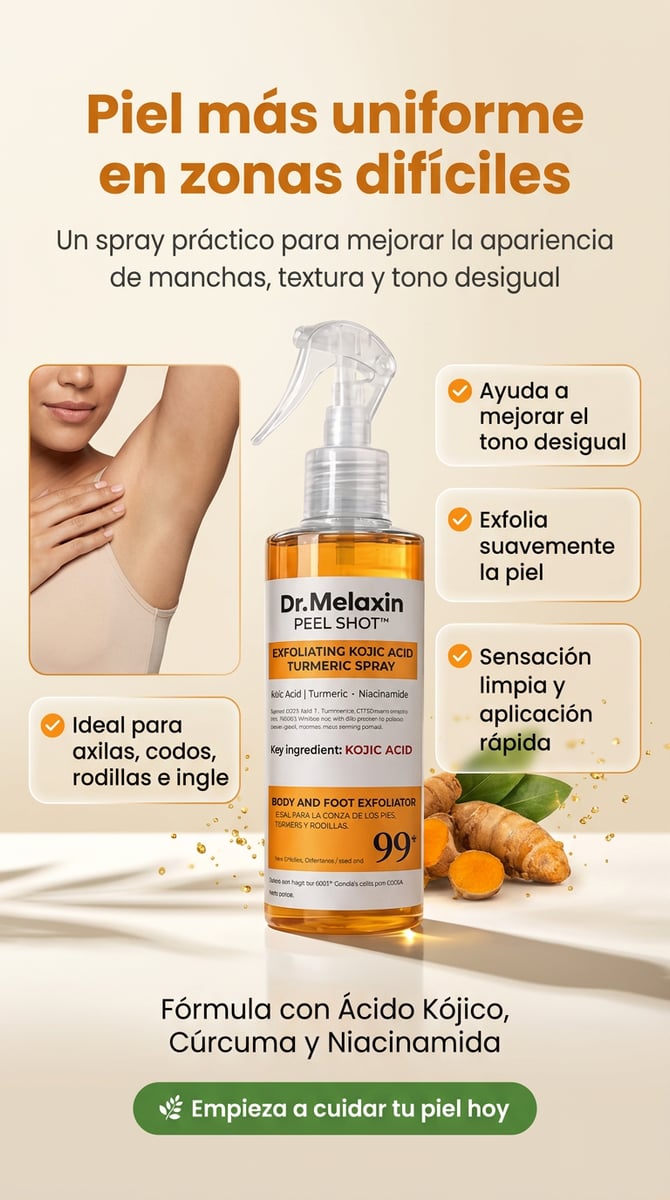 Dr. Melaxin: cuidado práctico para axilas, codos, rodillas e ingle+ REGALO SORPRESA