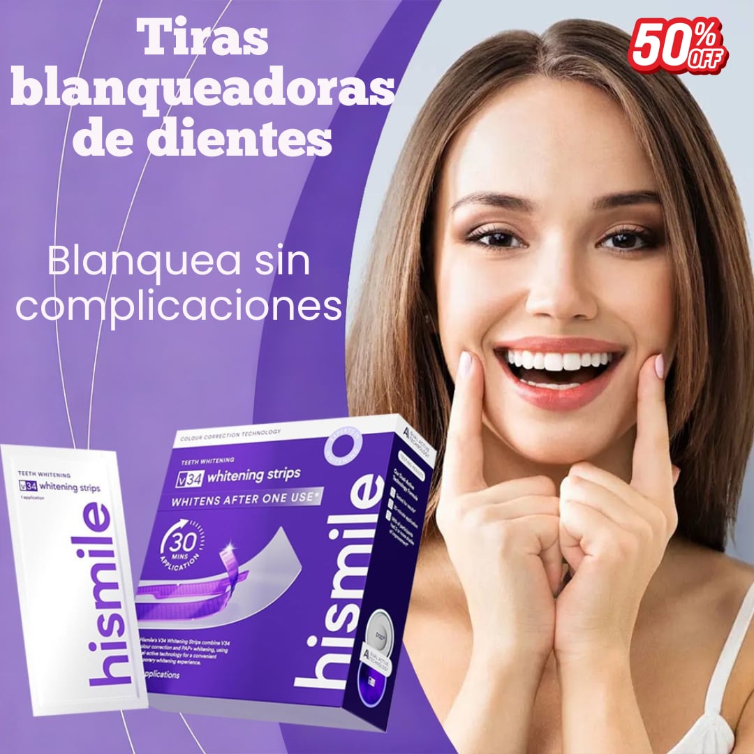 Tiras Blanqueadoras de Dientes/ Envio Gratis / Paga al Recibir