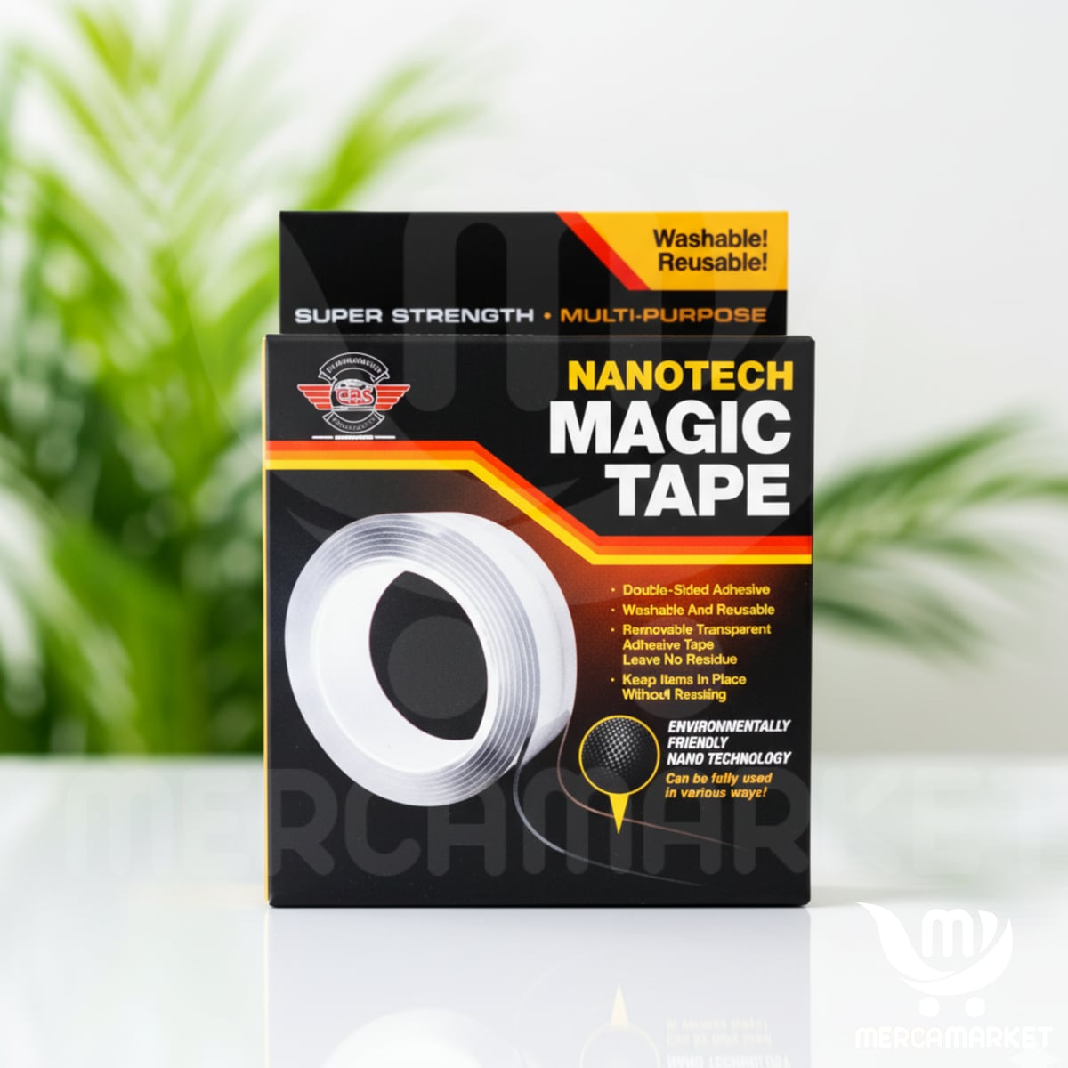 🔥 OFERTA 2x1 Cinta Doble Cara Magica | Fijación Extrema Reutilizable y Lavable