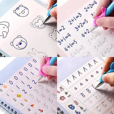 SANK MAGIC™ 4 Cuadernos Mágicos + 1 Bolígrafo Mágico + 8 Repuestos Gratis