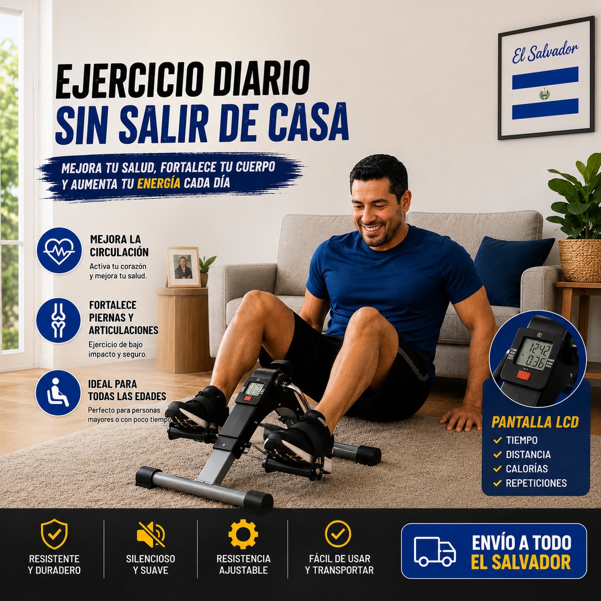 🚴 Ejercita Tus Piernas Sin Salir de Casa y Mejora Tu Circulación Cada Día