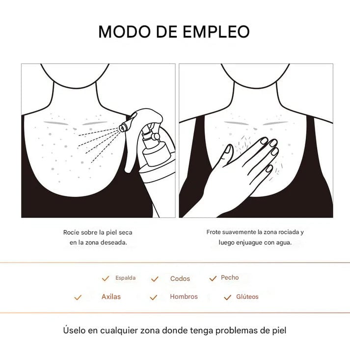 EXFOLIANTE MELAXIN PARA ACLARAR PARTES OSCURAS - FORMULA CURCUMA