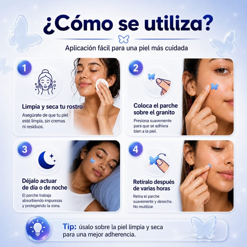 Parches con ácido salicílico para el acné + envío gratis